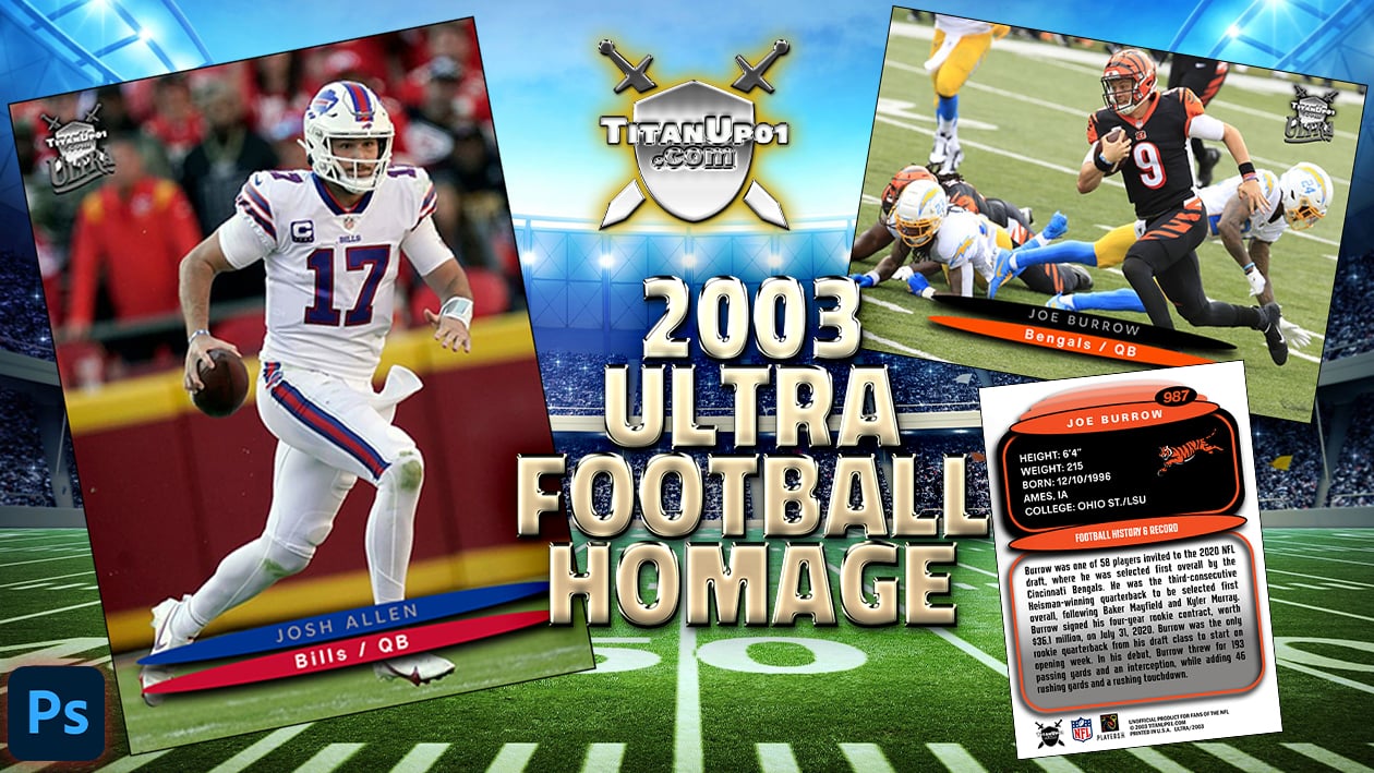 2003 Ultra Football Homage Photoshop PSD Templates