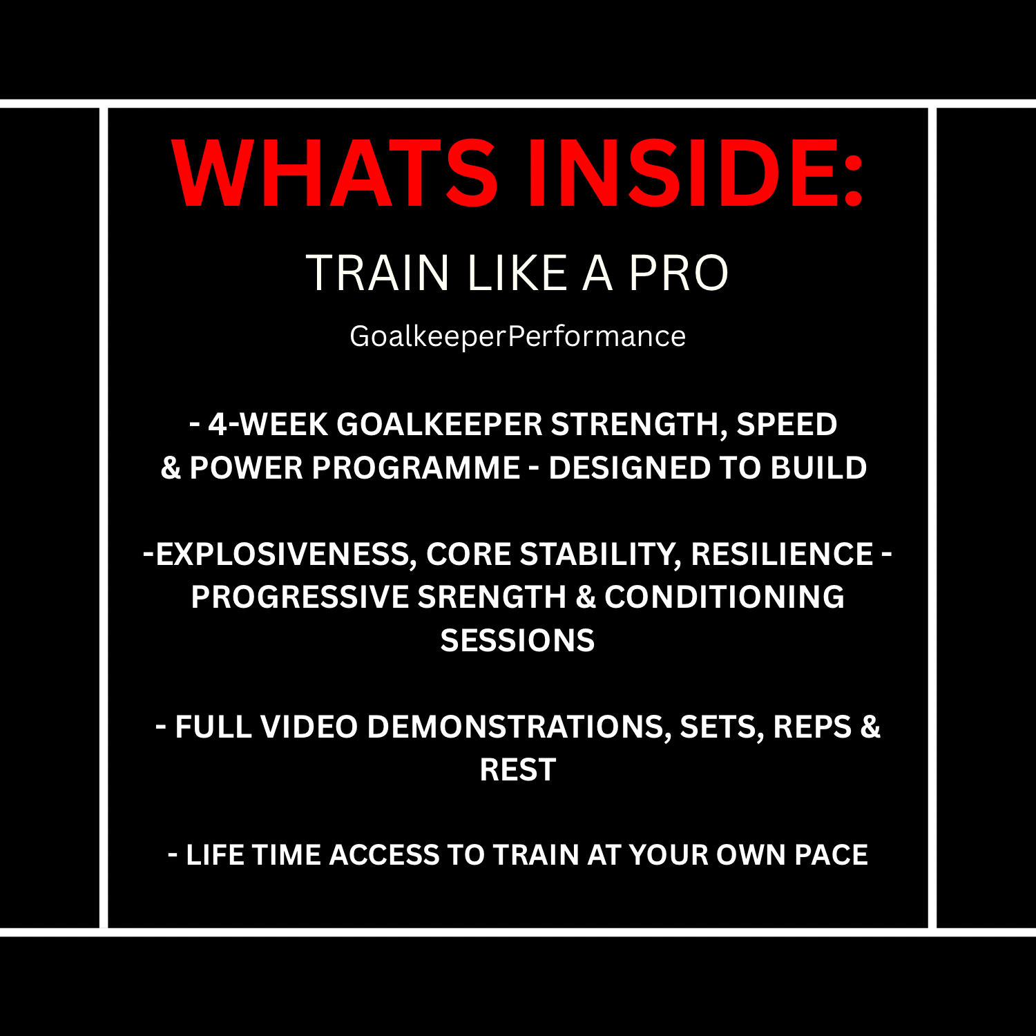 4 Week GK FOUNDATION Gym Programme Daily Mobility & Injury Prevention ...