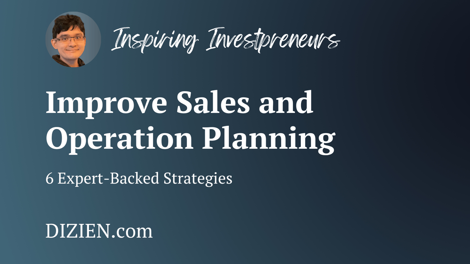 Improve Sales and Operation Planning