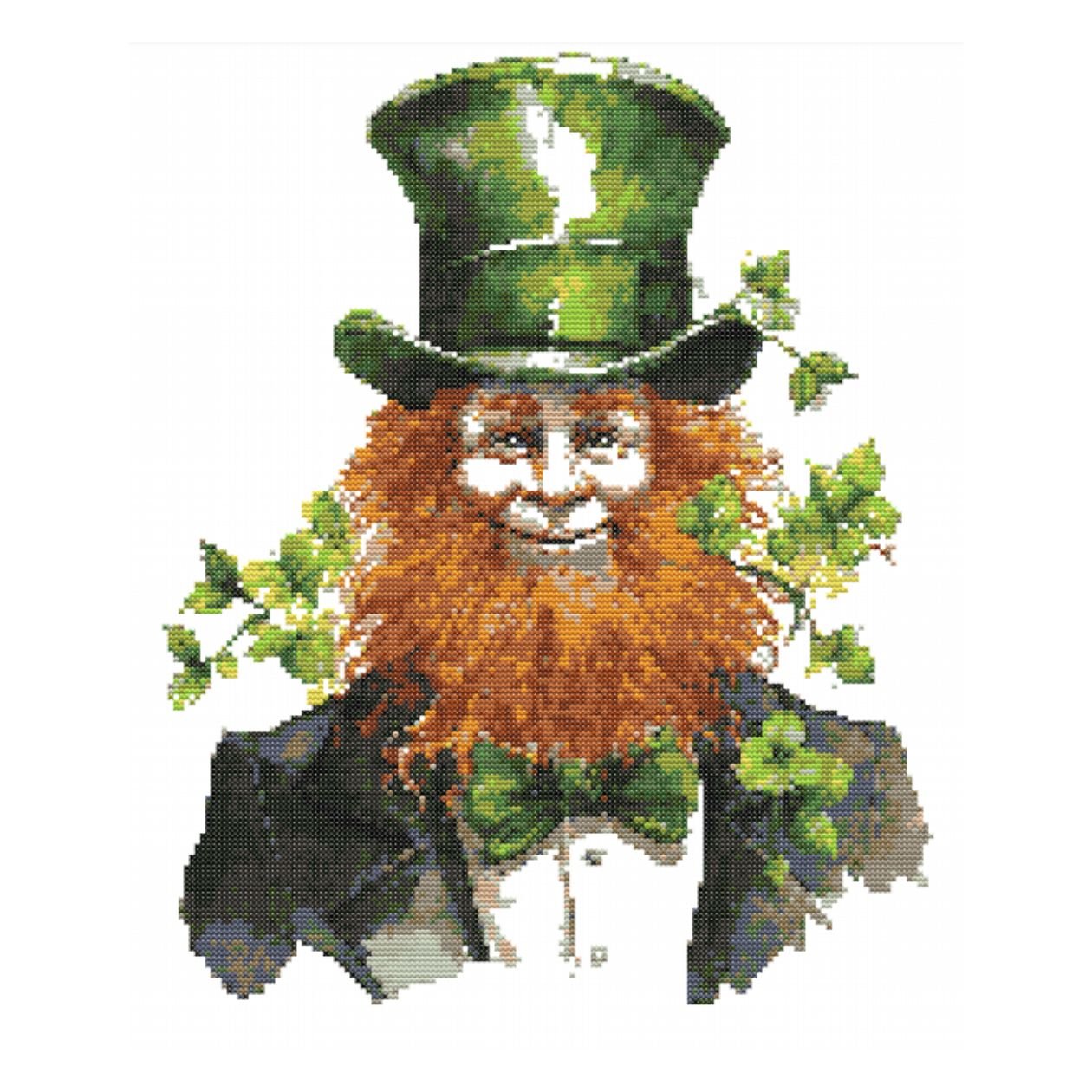 ​LEPRECHAUN Cross Stitch Pattern Chart by Welovit Cross Stitch