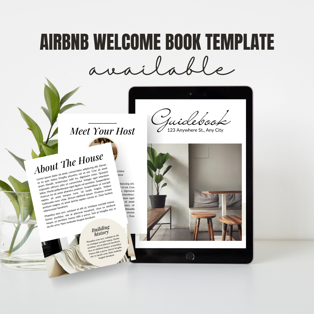 Airbnb Welcome Book Template