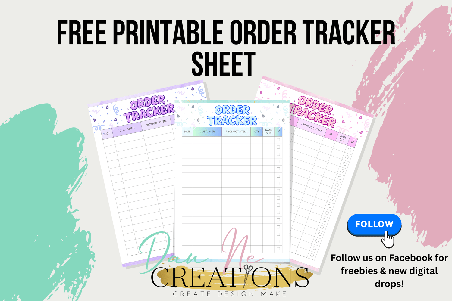Order Tracker Sheet