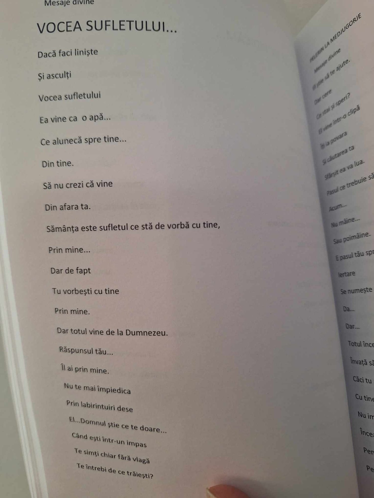 Pelerin la Medugorje poeme Vocea Sufletului Doina Cotfas