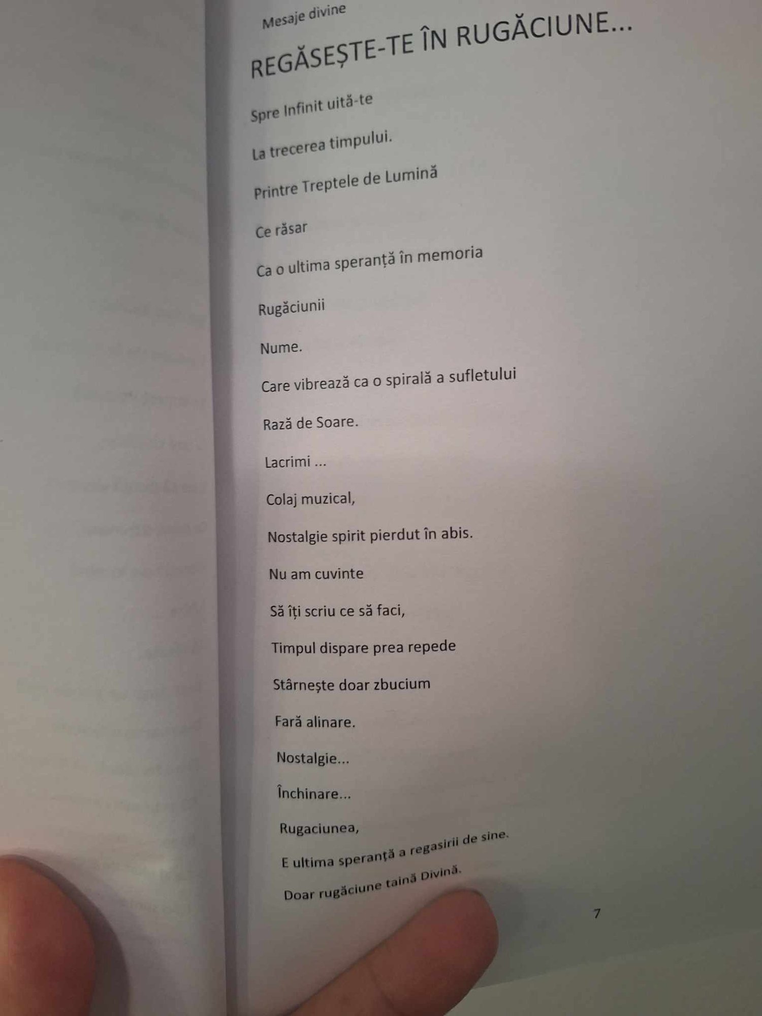 Pelerin la Medjugorje , poeme Doina Cotfas,Regăsește-te în rugăciune