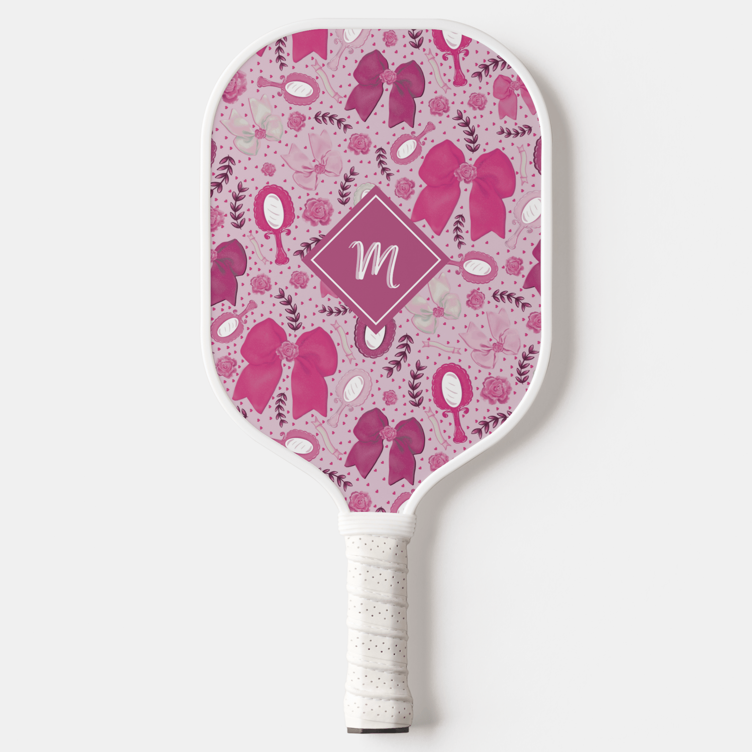 Vintage Roses Bows Pickleball