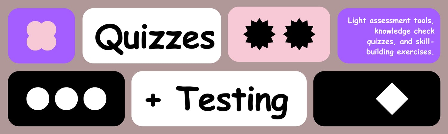 Homeschool-friendly educational assessments & quizzes