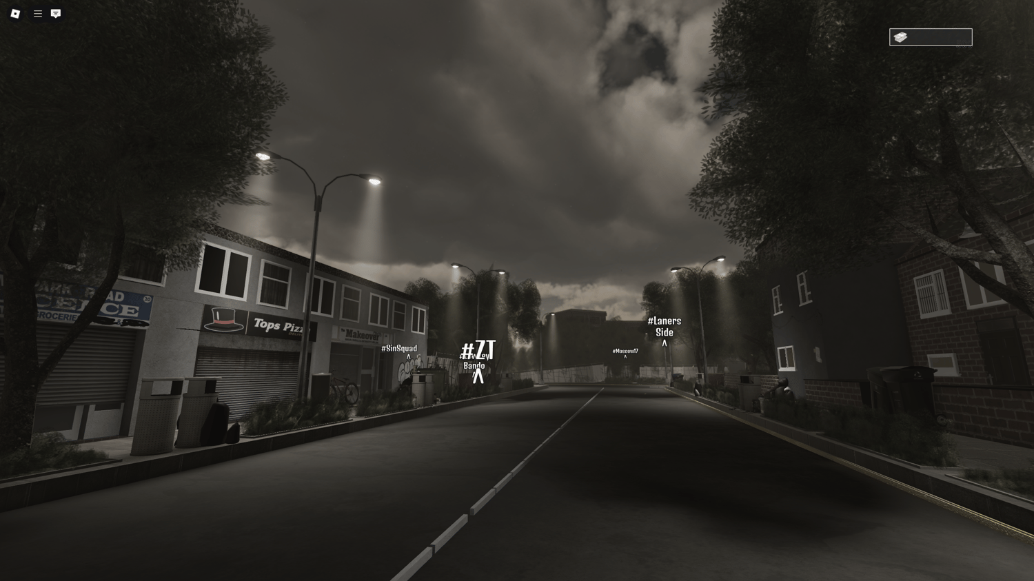 Detailed London-style buildings and urban textures
