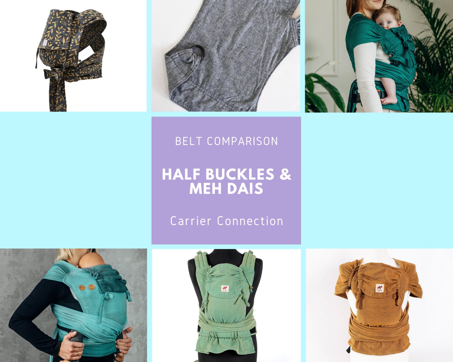 Belt Comparison of Half Buckles and Meh Dais including images of some of the featured carriers.