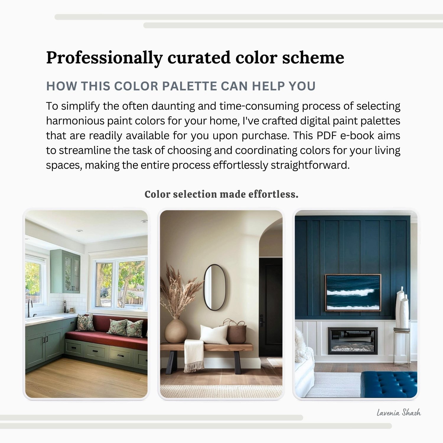 Sherwin Williams Mid Century Eclectic Color Palette For Whole House Interior. Paint Scheme With Jewel Tones For Maximalist and Boho Home Deco.