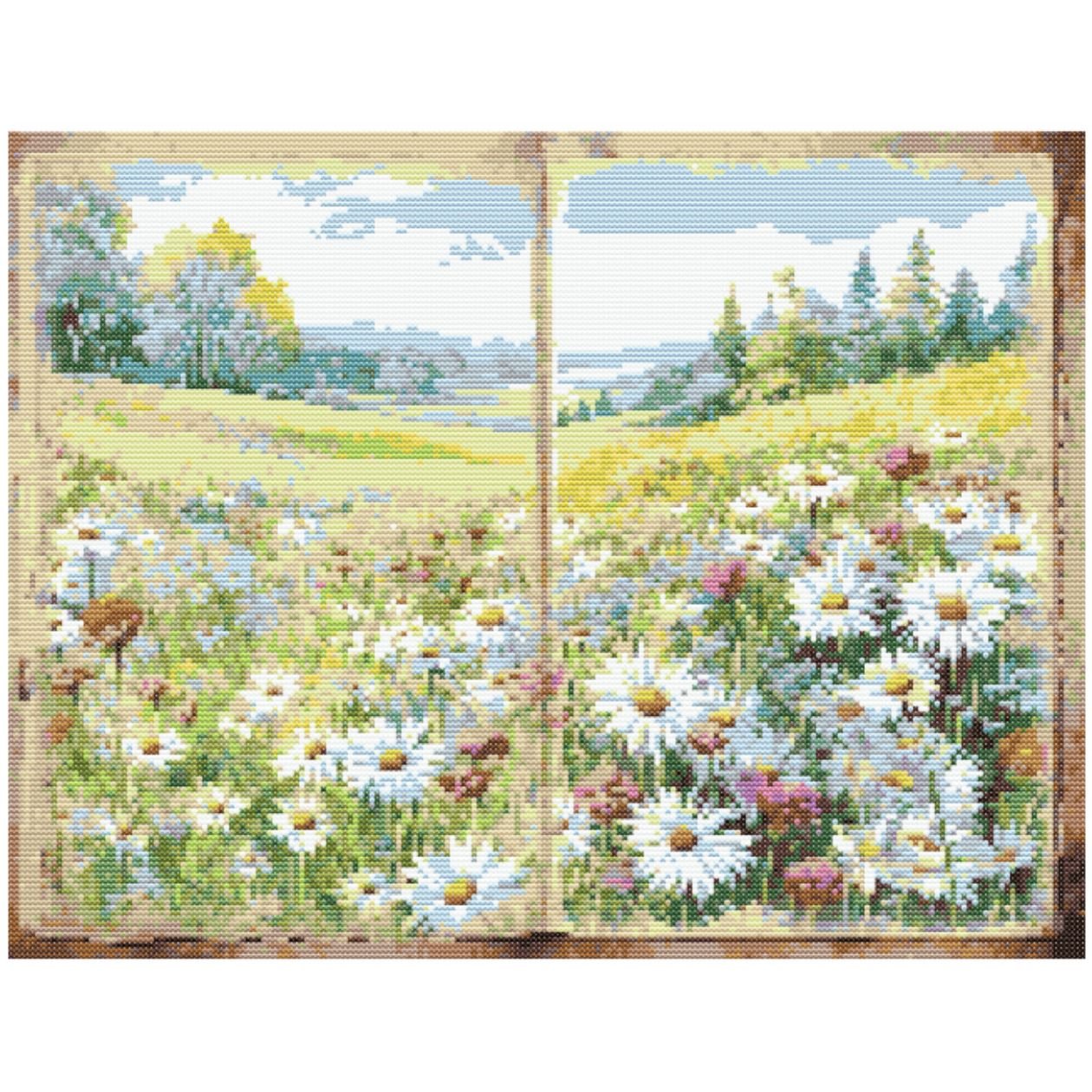 ​SUMMER MEADOW Cross Stitch Pattern Chart by Welovit Cross Stitch