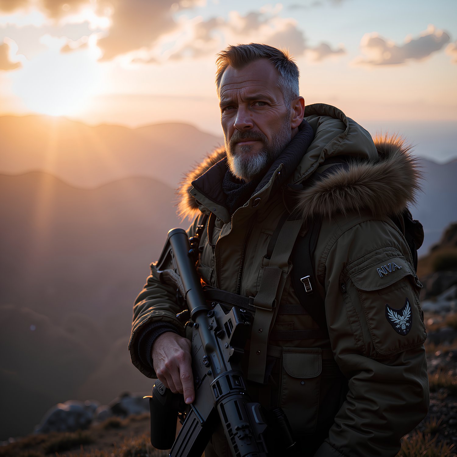 Ex navy seal in the mountains