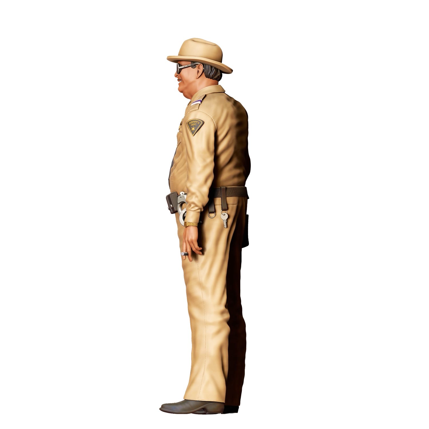 3dp Miniatures, N7 Jackie Gleason Buford T. Justice Smokey and the Bandit