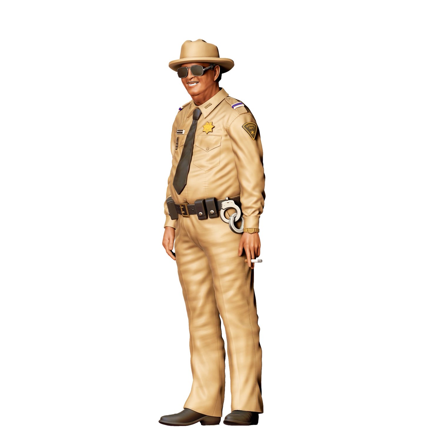 3dp Miniatures, N7 Jackie Gleason Buford T. Justice Smokey and the Bandit