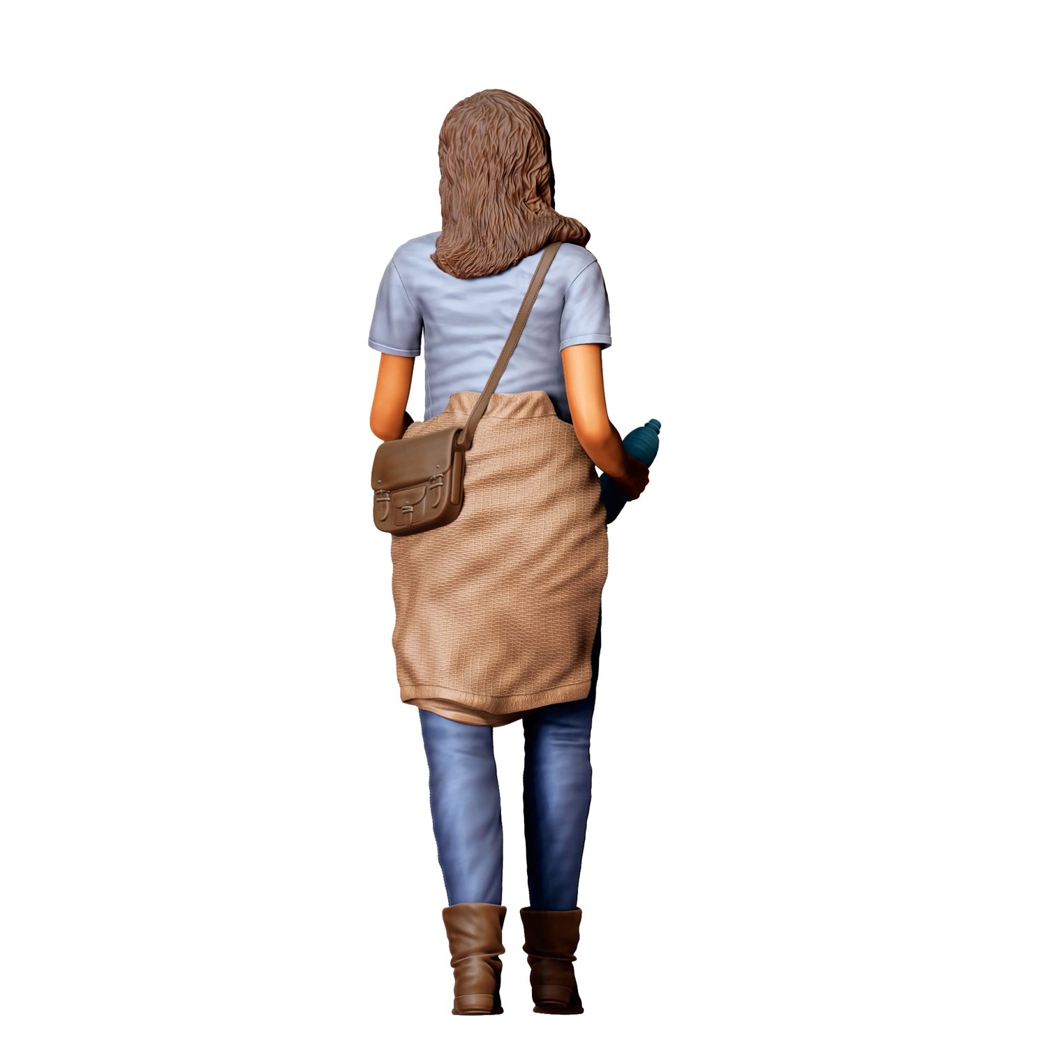 3dp Miniatures, N3 woman walking