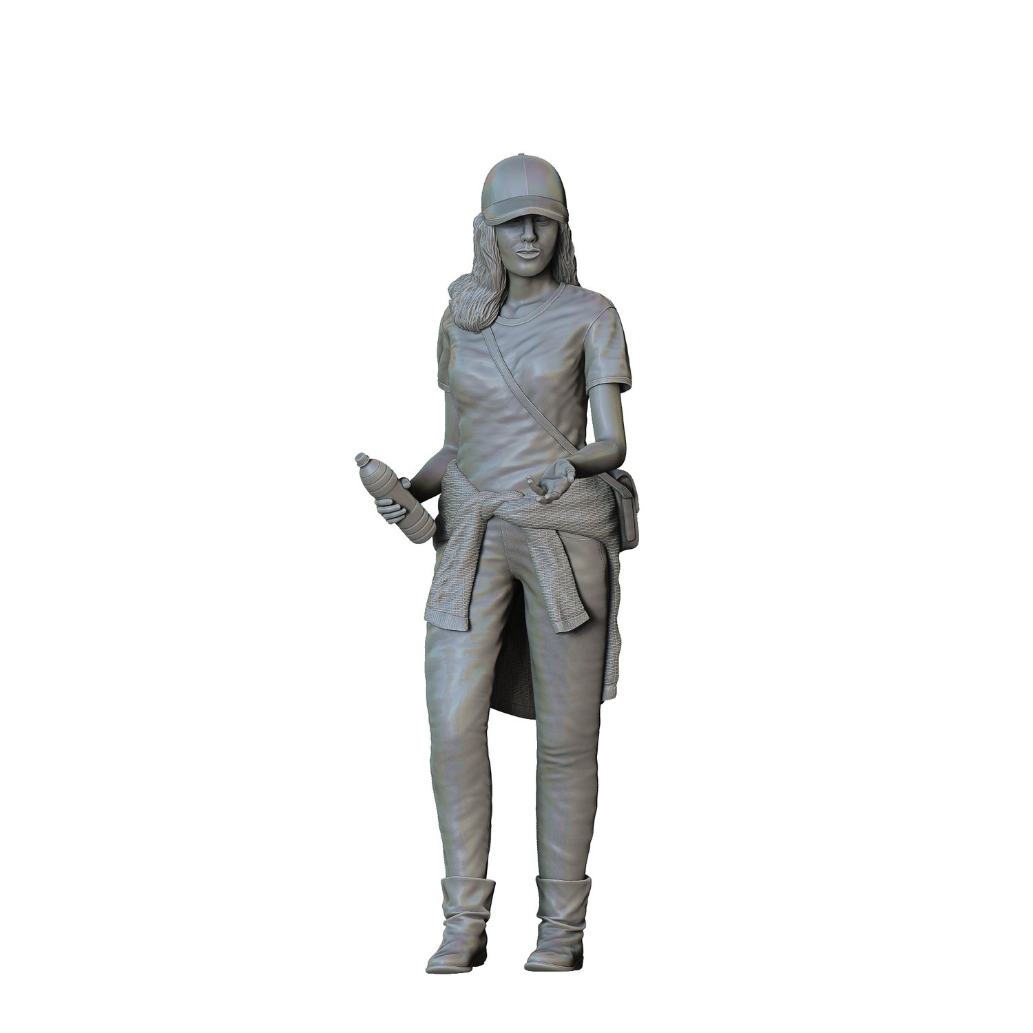 3dp Miniatures, N3 woman walking