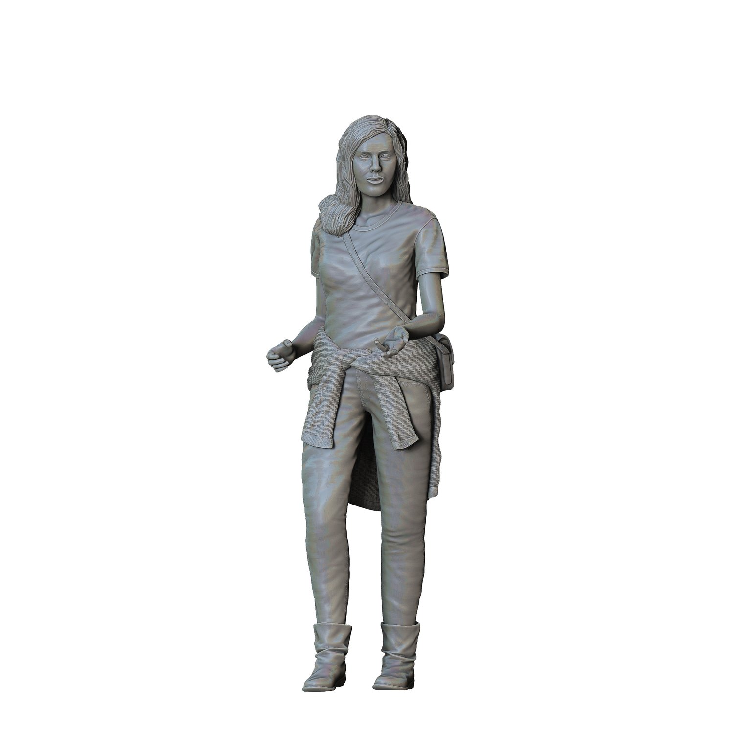 3dp Miniatures, N3 woman walking