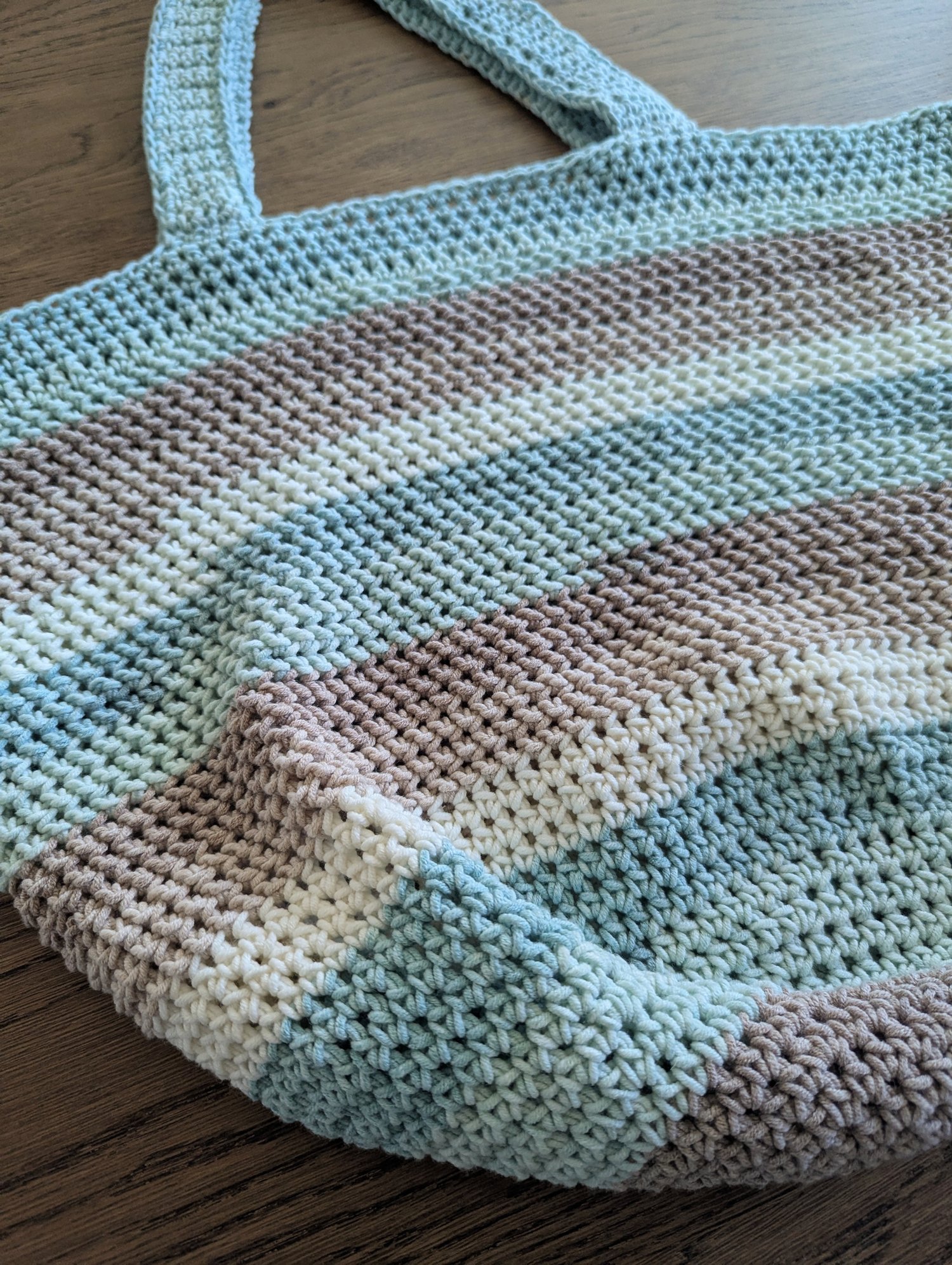 Seaside Tote Crochet Pattern Close Up View