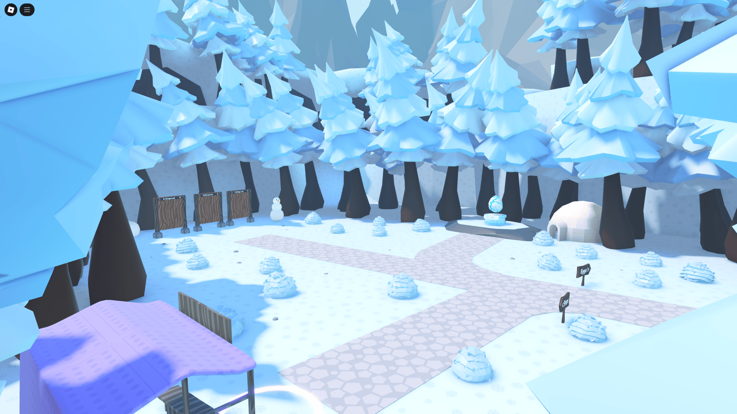 A fantasy-themed world unlocked through a portal, with interactive decorations.