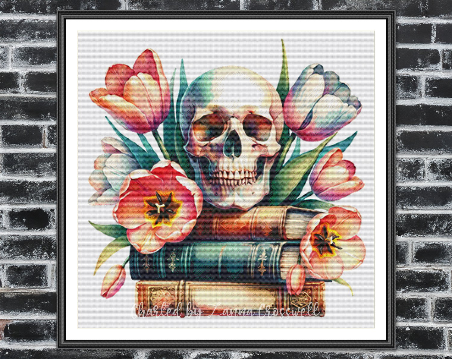 Chapters of Silence - Modern Full Coverage Counted Cross Stitch Pattern ...