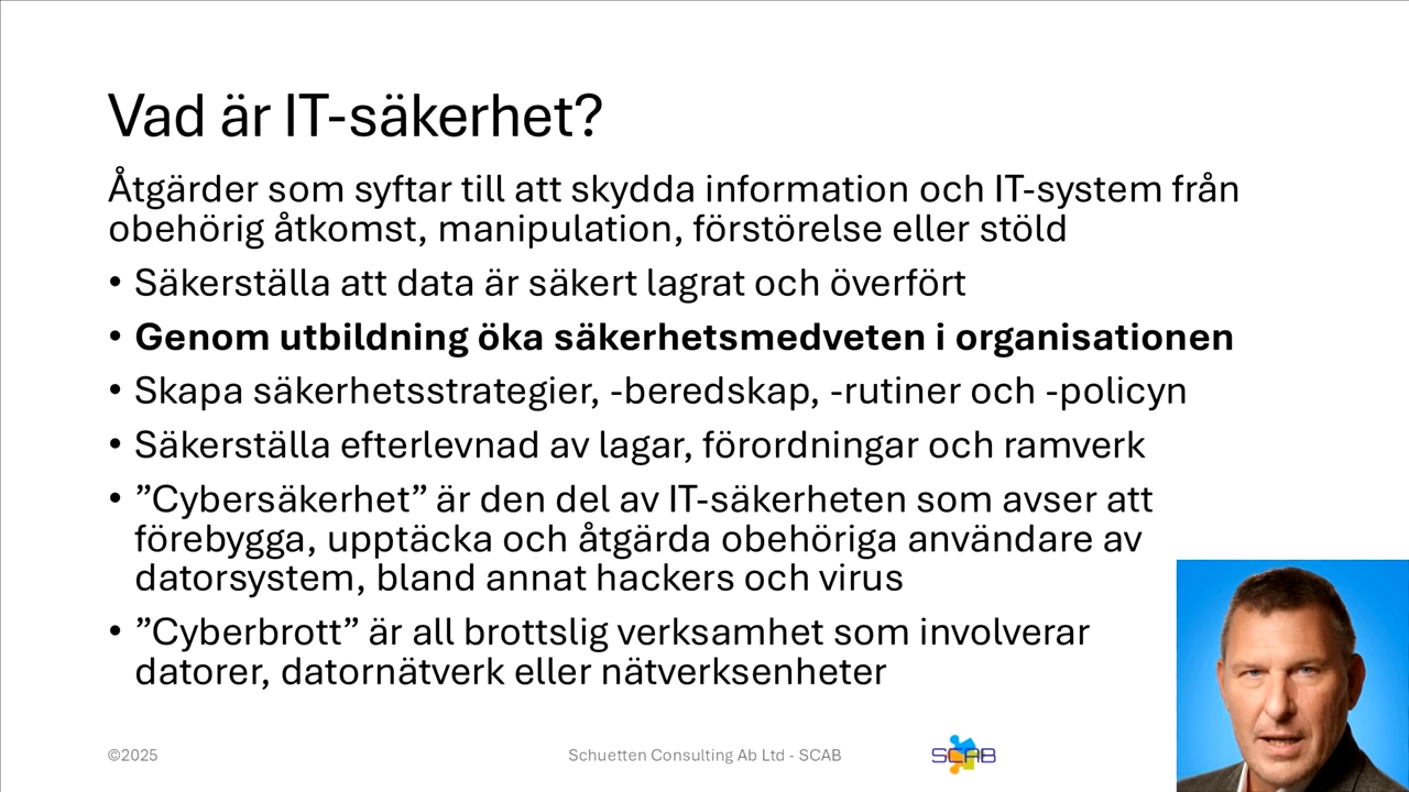 Vad är IT-säkerhet?