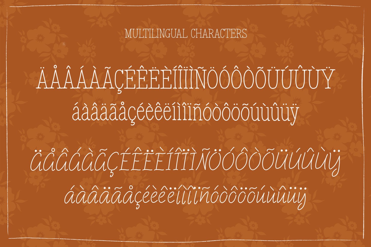 vintage inspired serif and handwriting script font duo