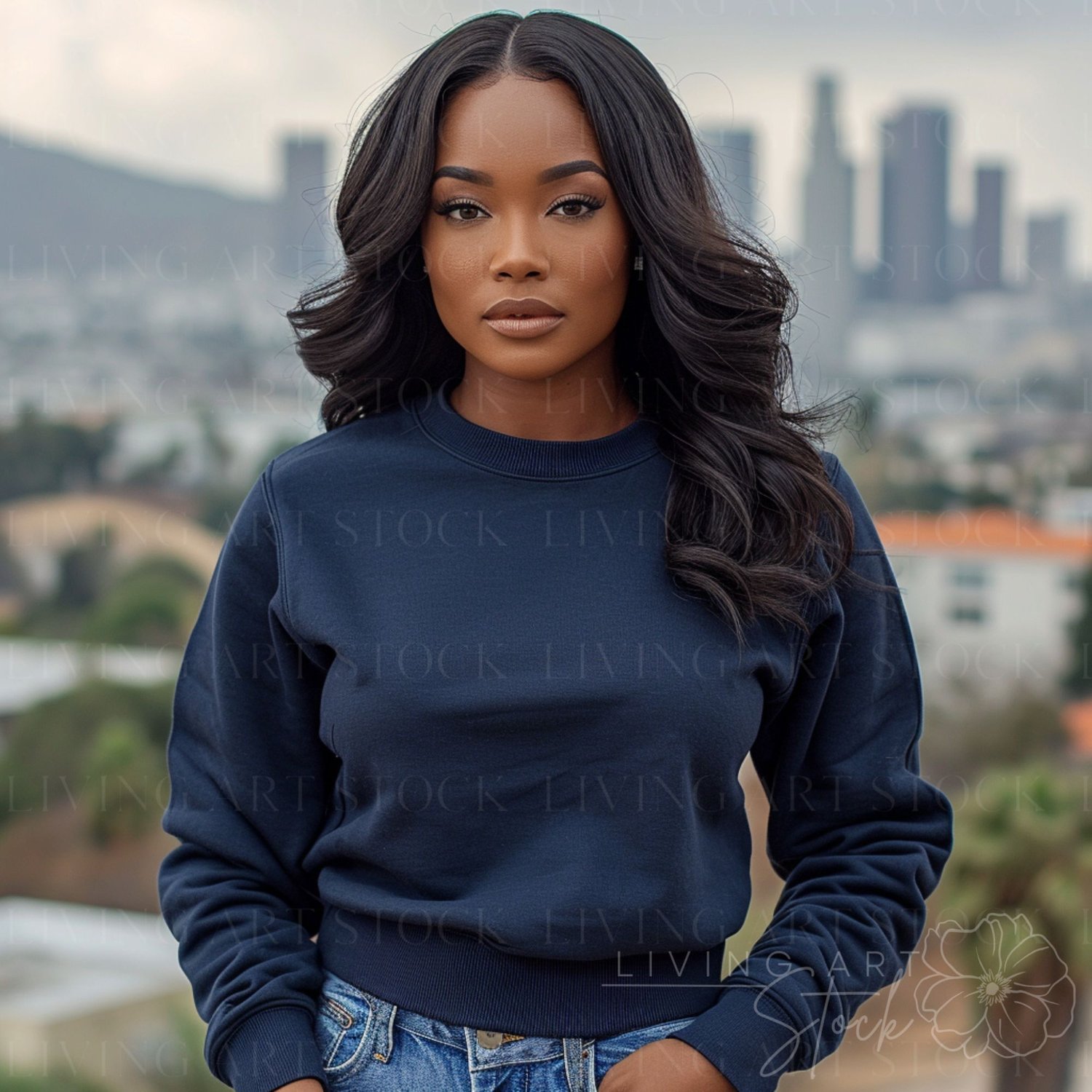 Dark Skin black women stock photos, mockup photo