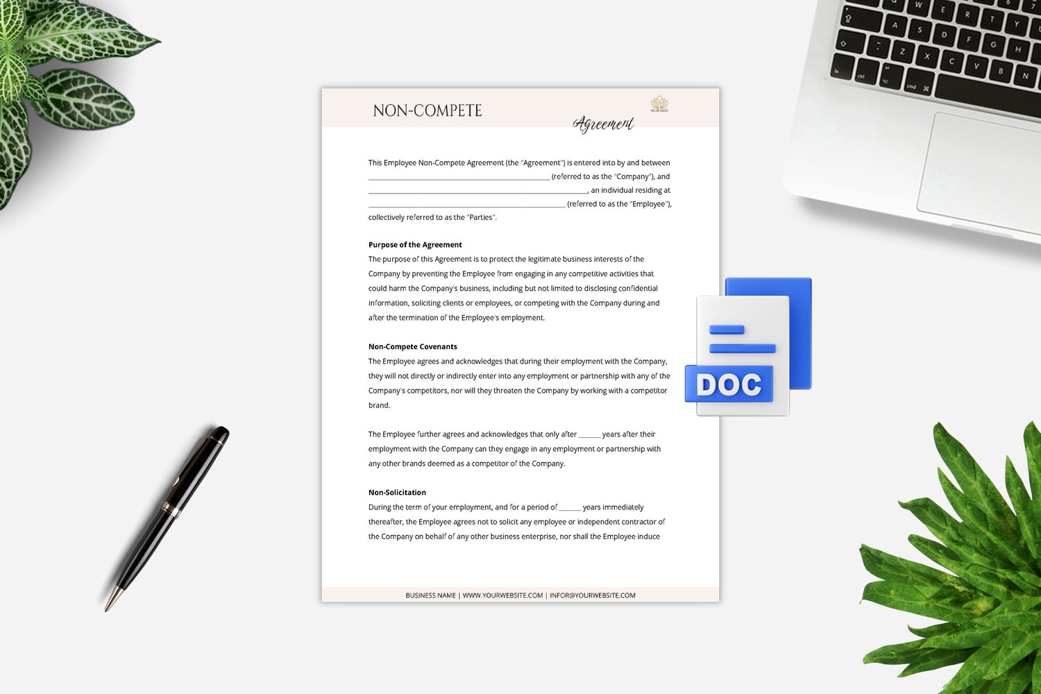 employee non‑compete agreement