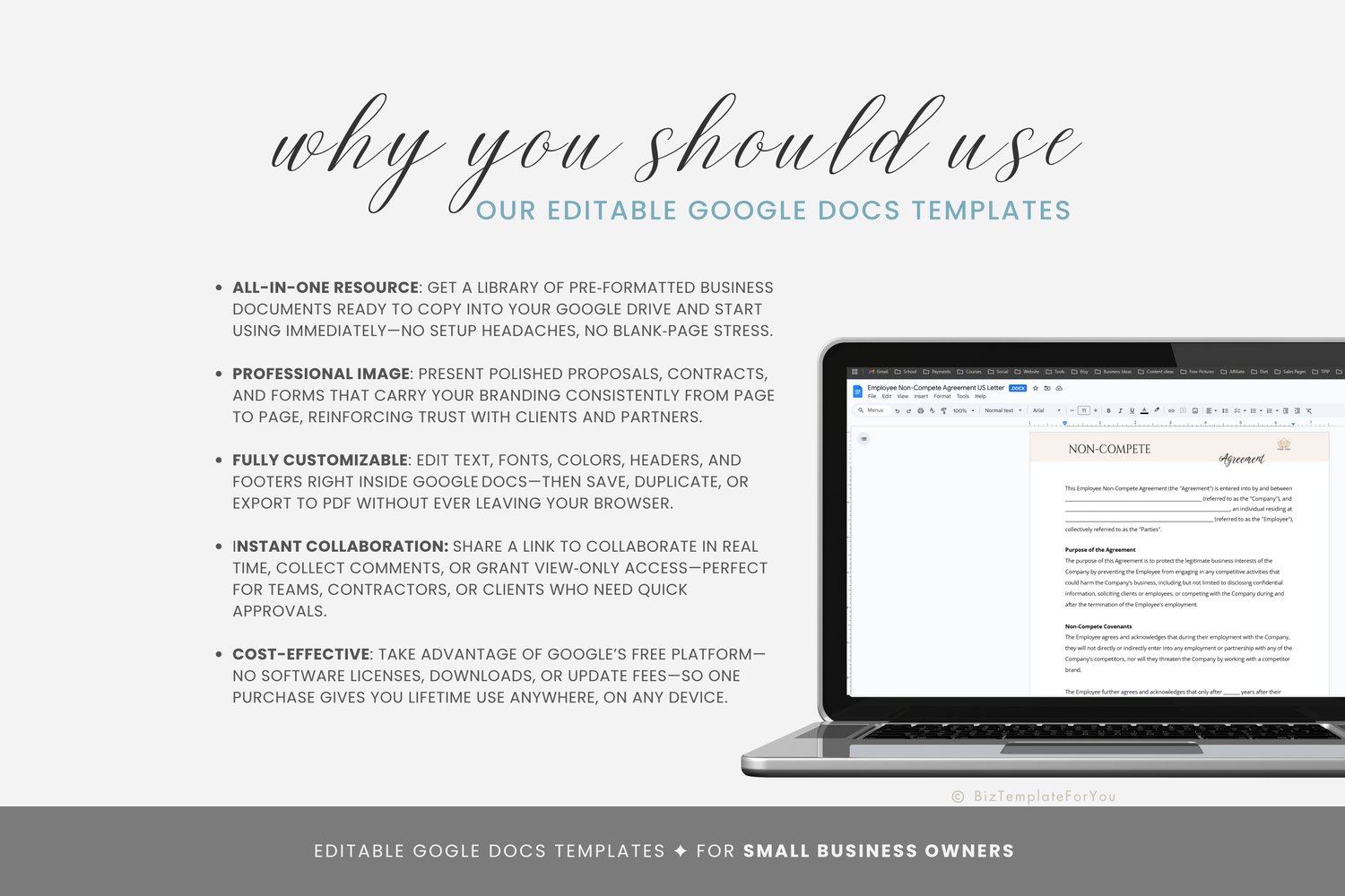 employee non‑compete agreement