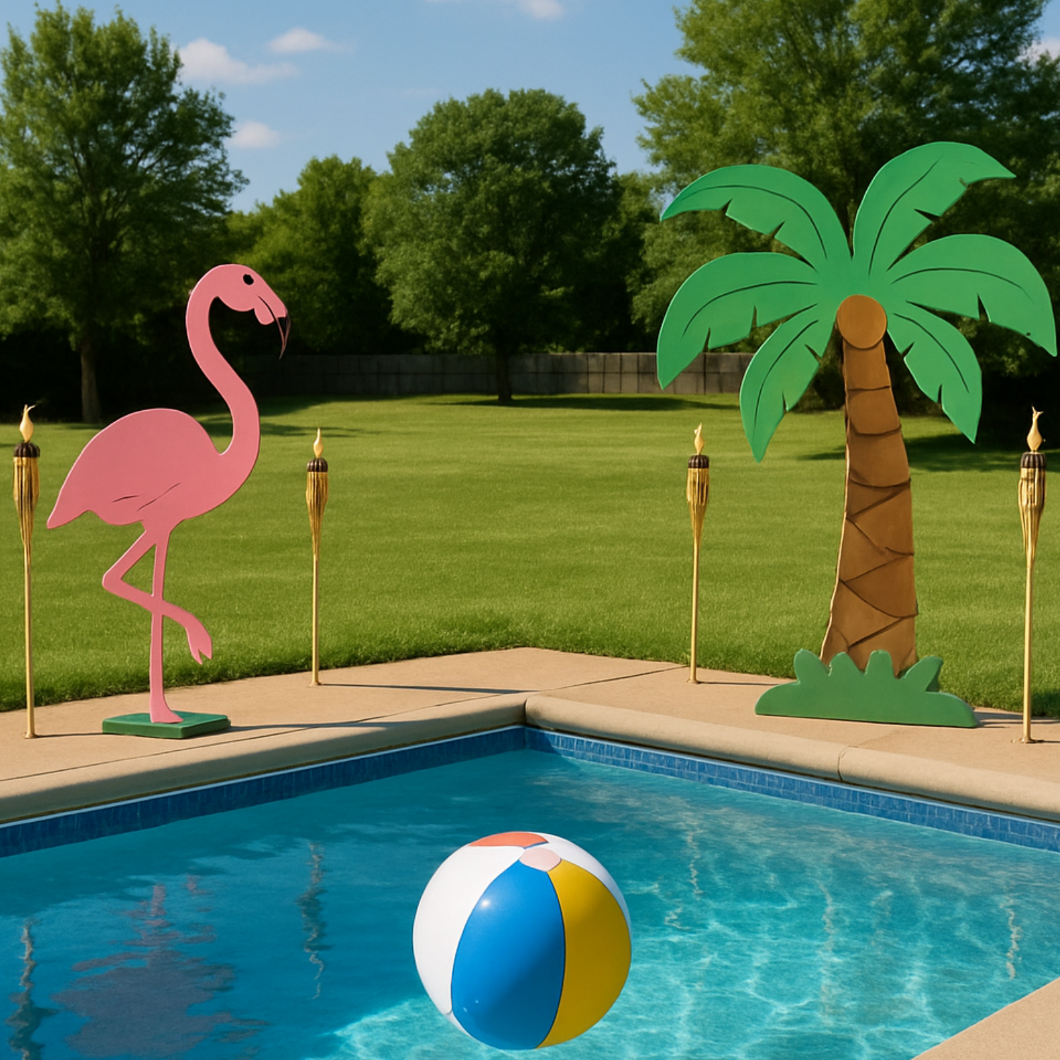 DIY Summer Pool Decor