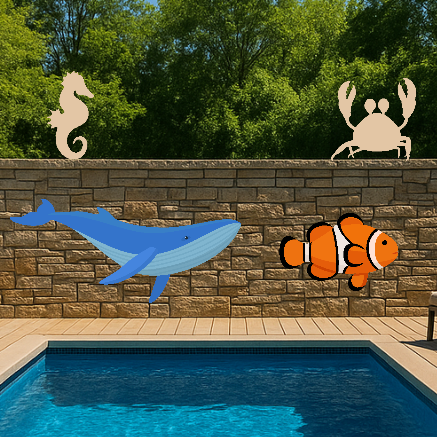 Printable Pool Decor