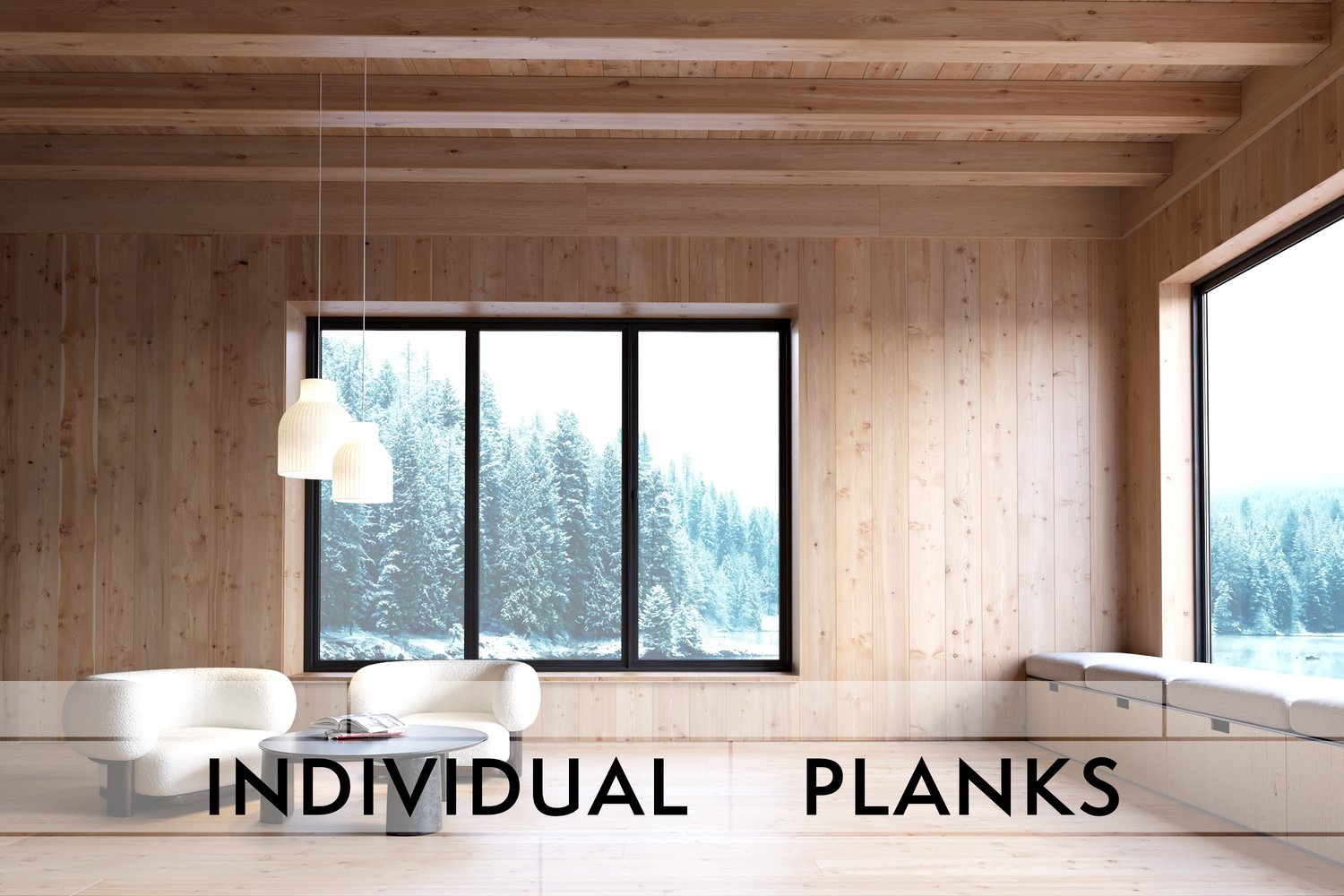 alpine spruce - fir - individual planks