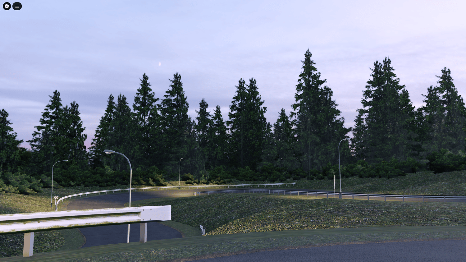 NPC instructor setup for Roblox driving school games on a compact Japanese circuit