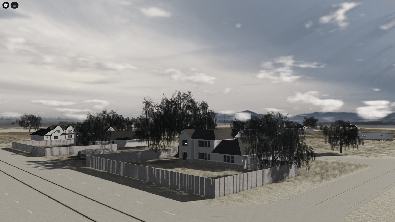 Road systems weaving through vast open terrain
