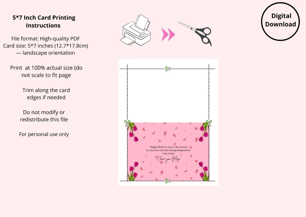 Digital Mother’s Day Card Instant Download - Payhip