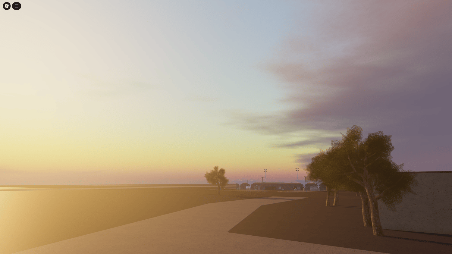 Well-designed airport layout with realistic lighting effects