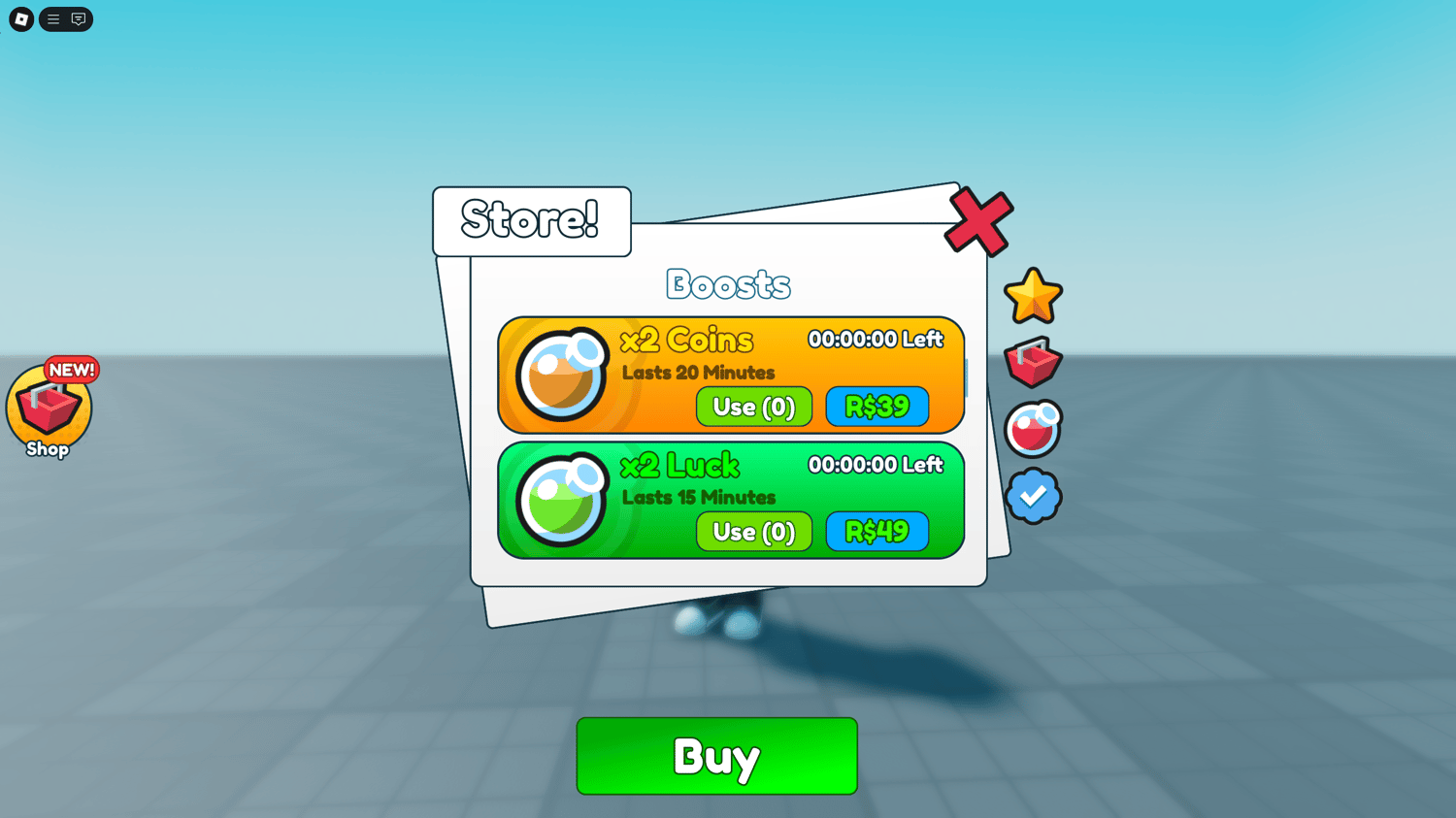 Roblox developer asset showcasing functional and tweened cartoony GU