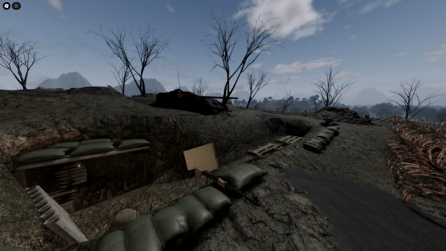 Strategic U.S. army base located above the jungle in Vietnam map