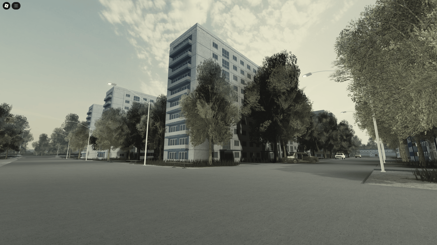 Fictional Eastern European town near a guarded military zone