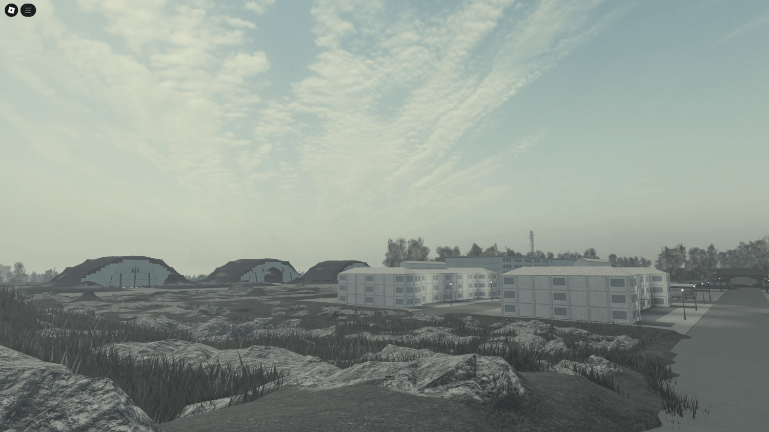 Training facility inside military compound for army roleplay