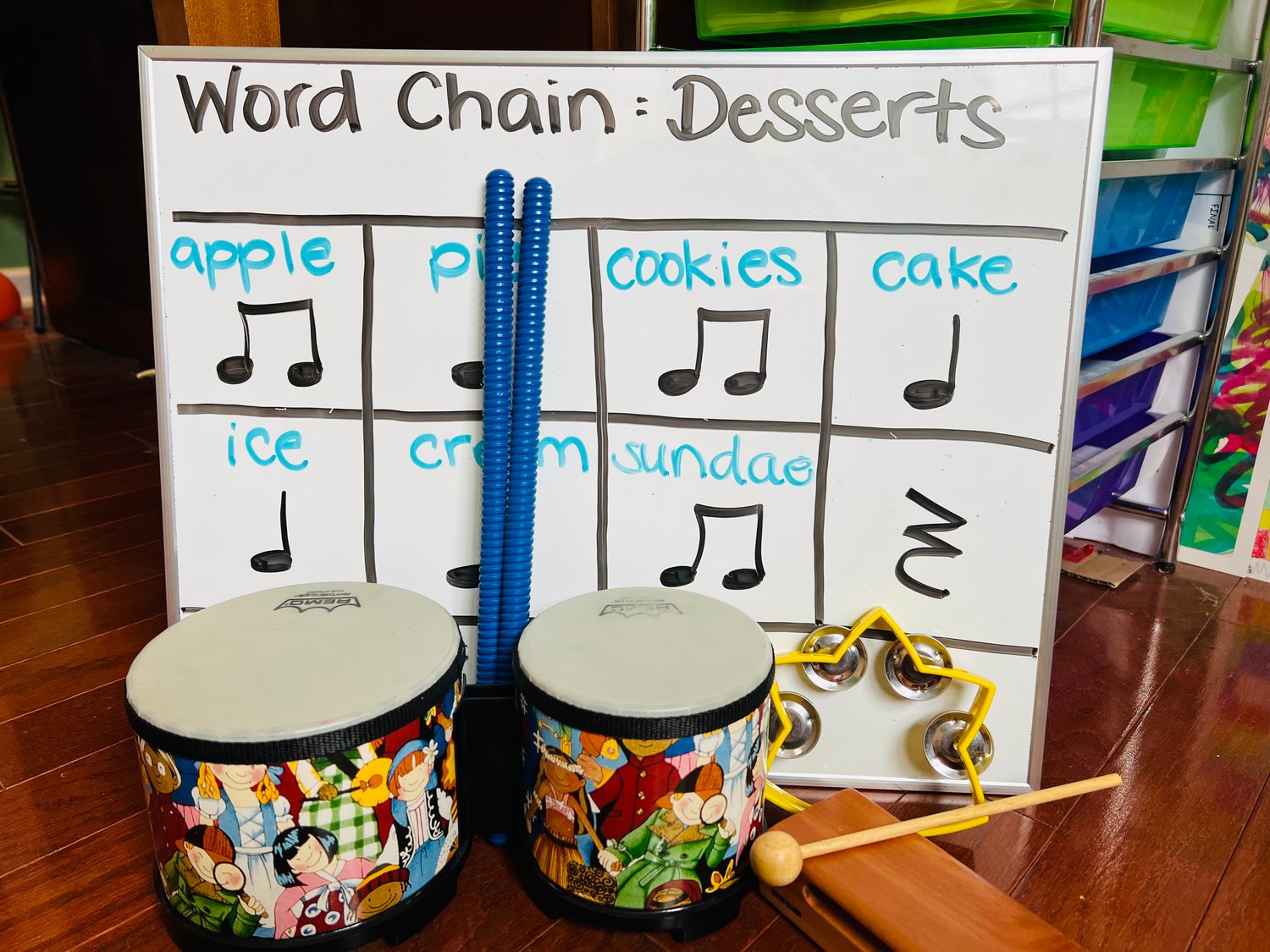 Rhythm word chain