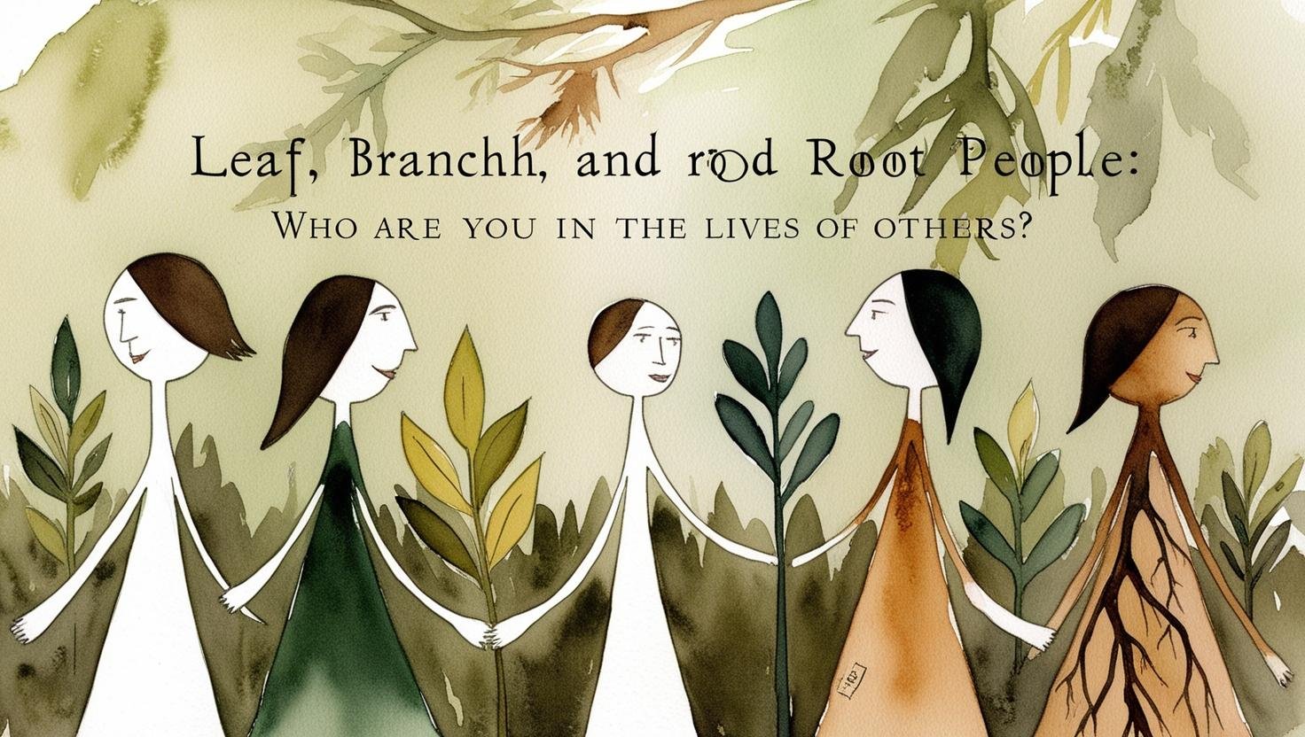 Who are you in the lives of others?
