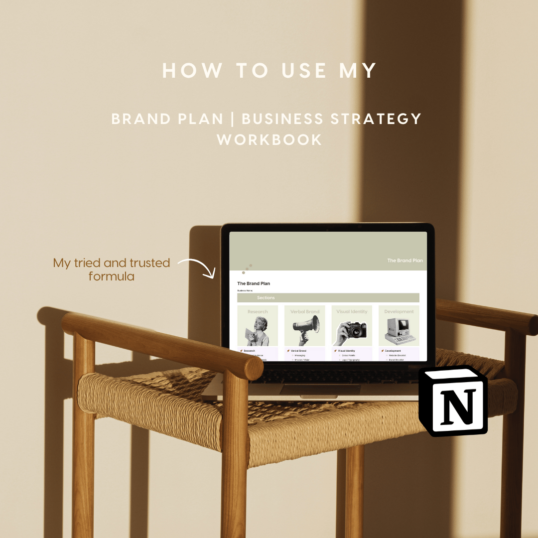 Brand plan business strategy notion template