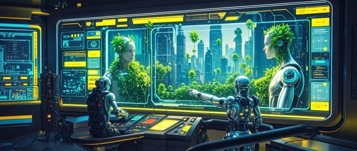 Futuristic AI art trend forecast for 2025 and beyond