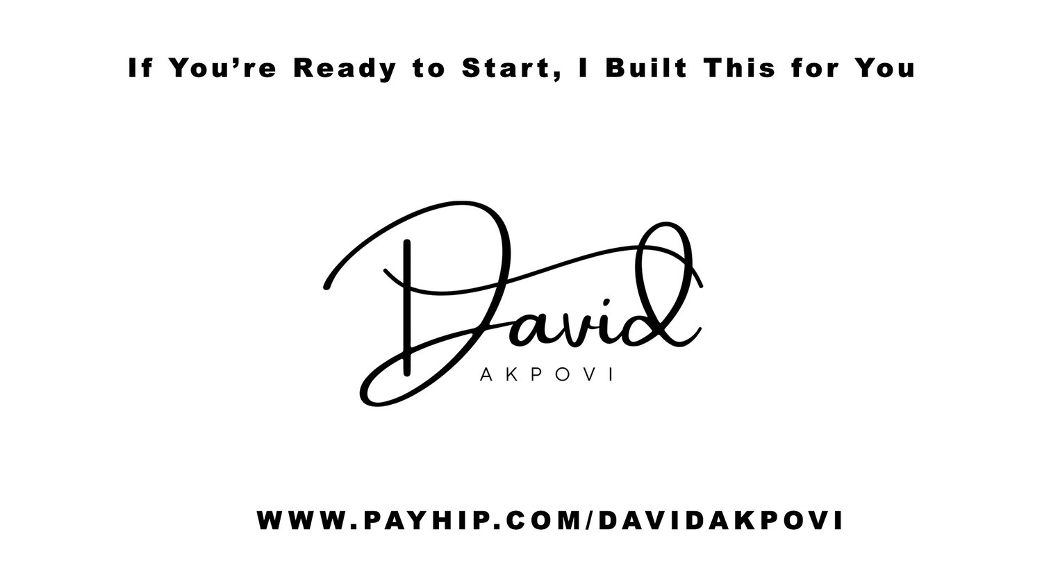Buy on David Akpovi Payhip store