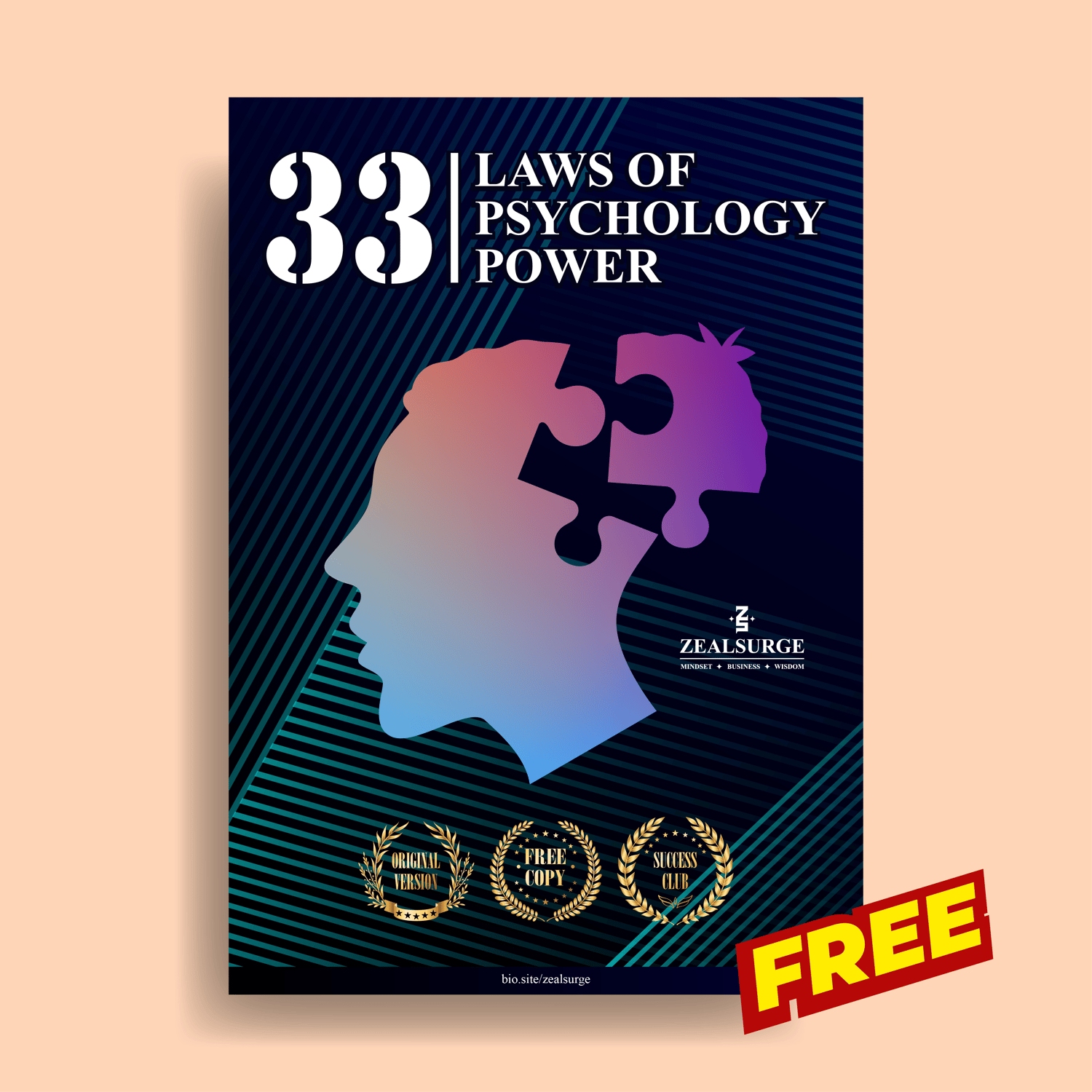 FREE 33 Laws Of Psychology Power by ZealSurge