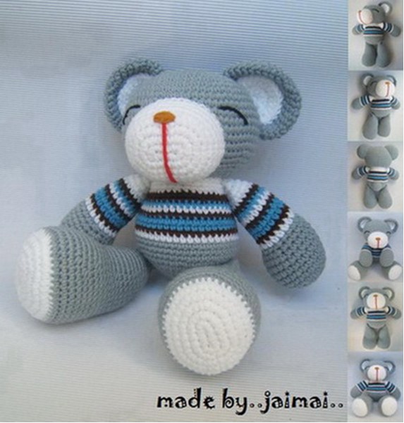 Free crochet bear pattern - free instant download crochet pattern