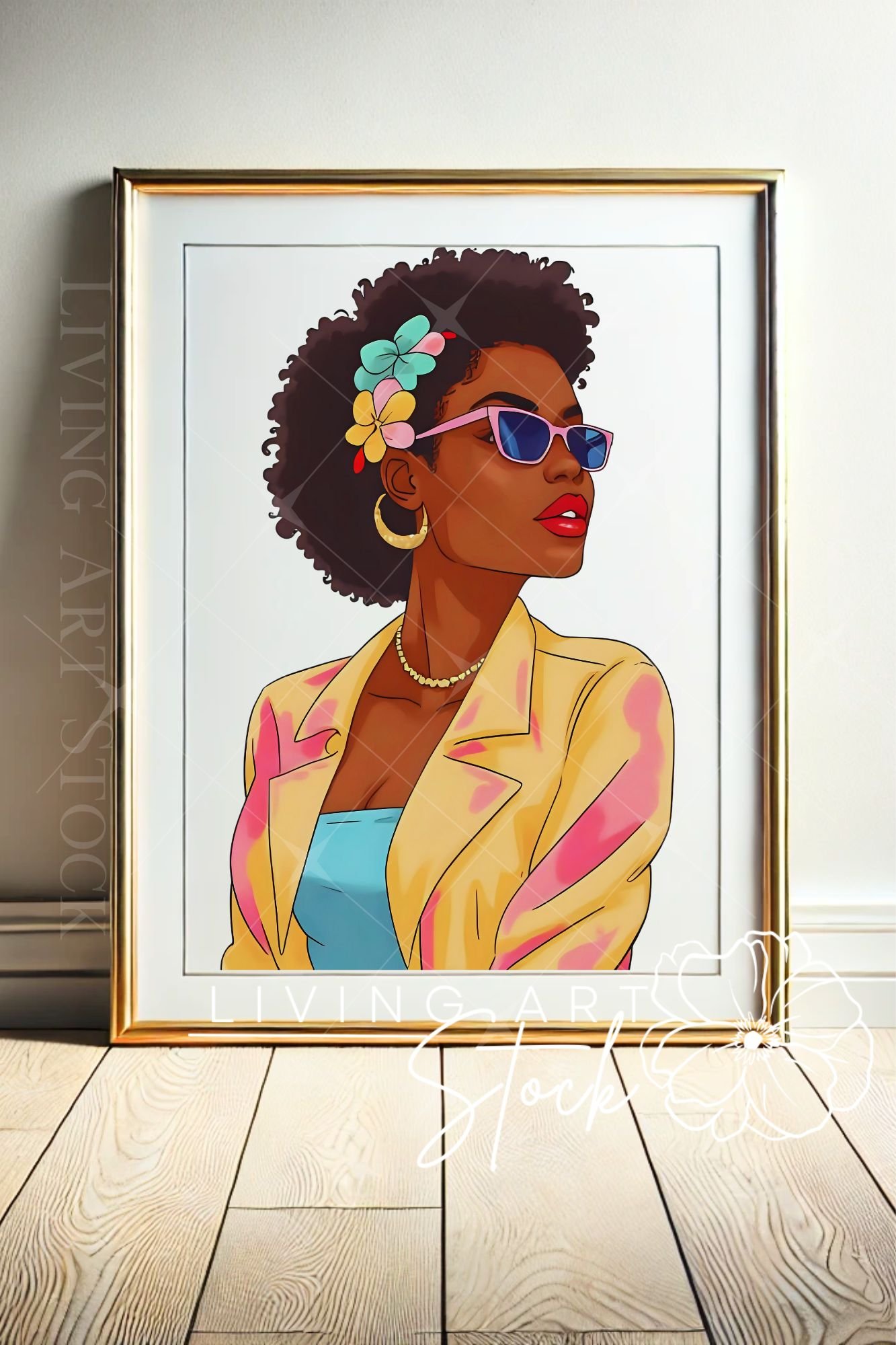 Black women Wall Art images