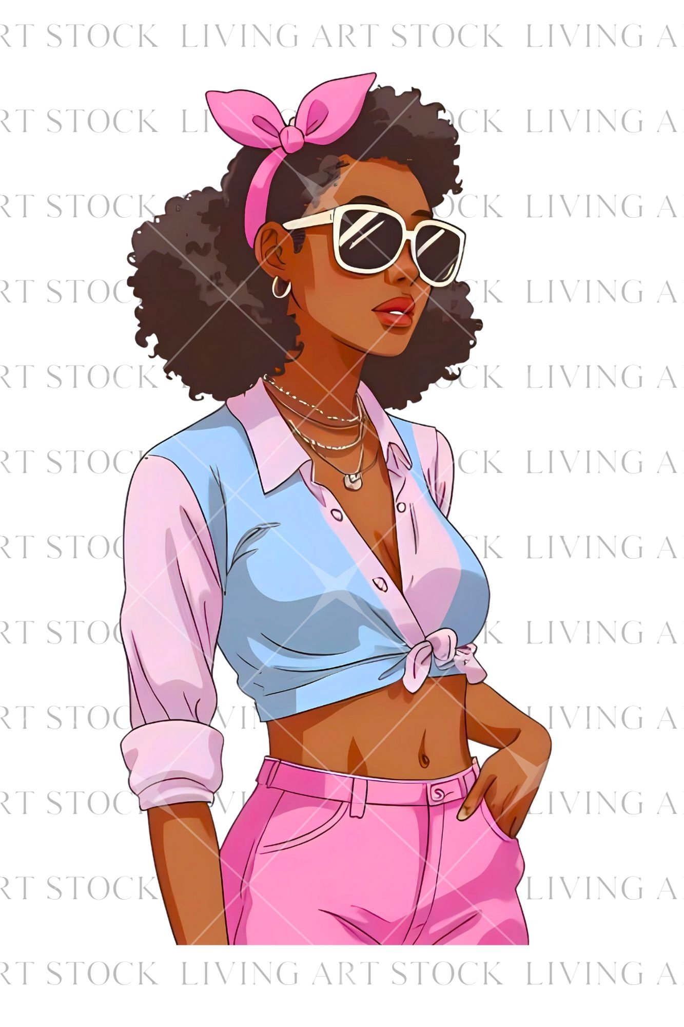 black women summer transparent png design