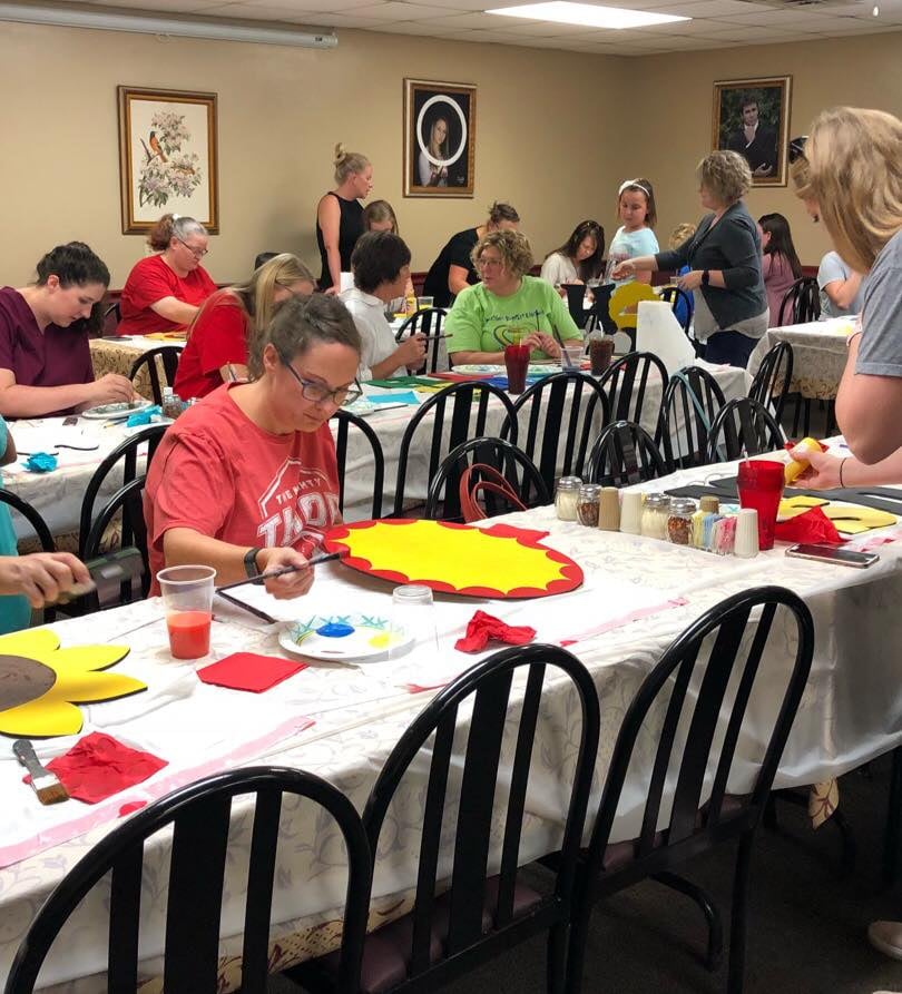Wood Door Hanger Paint Party