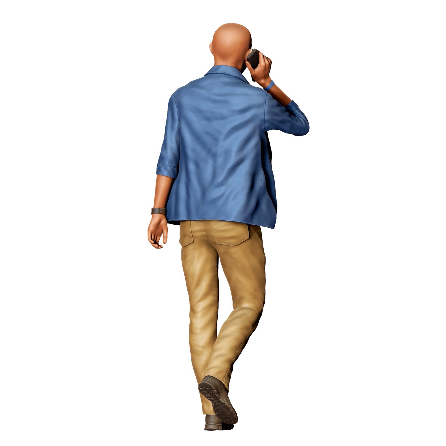 N4 Man Walking, 3dp Miniaturesw